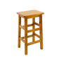 Taburete de barra de madera maciza taburete de mostrador sin respaldo para uso doméstico