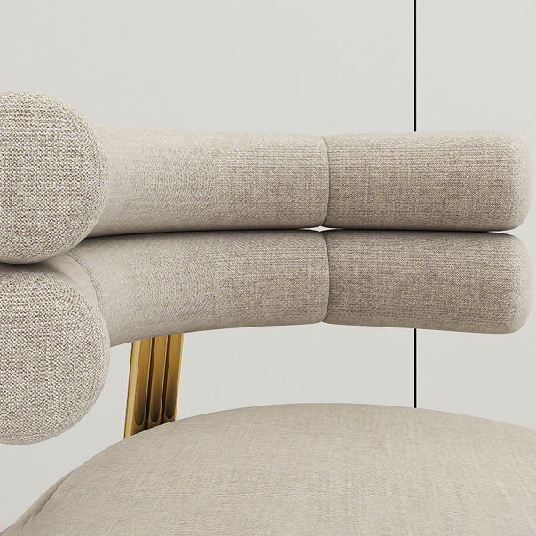 Glam Bar Hocker gepolsterte Rückenlehne Theke für Bristol gepolstert