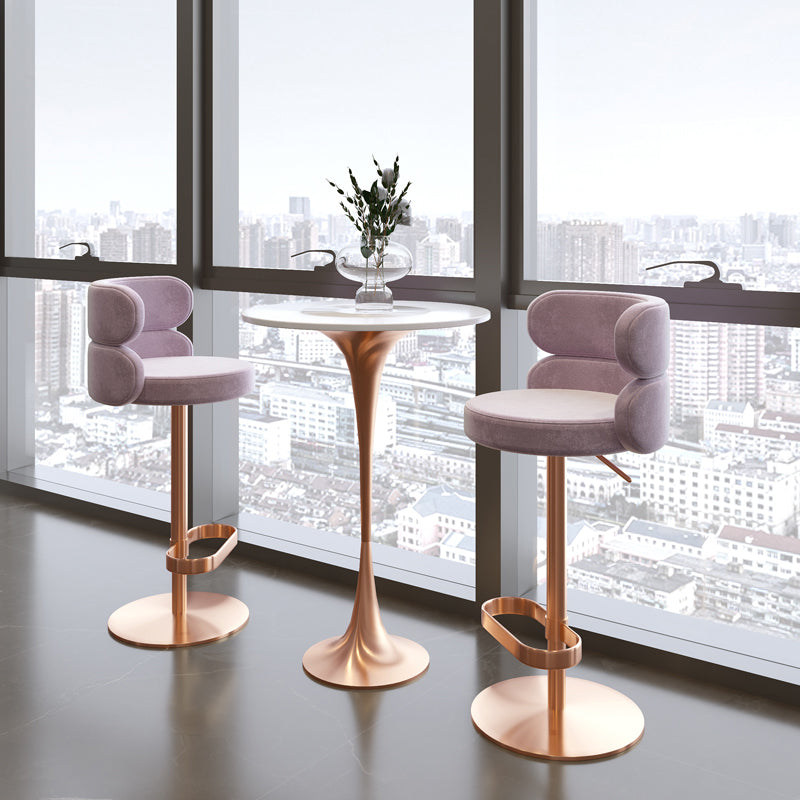 ブリストル用のグラムスイベルバースツール布張り調整可能なカウンタースツール