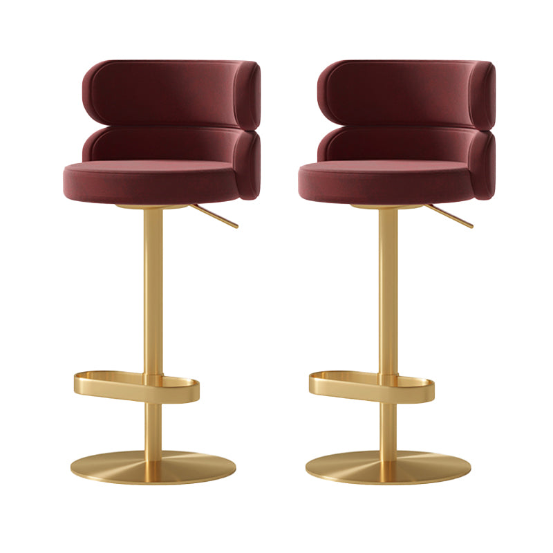 ブリストル用のグラムスイベルバースツール布張り調整可能なカウンタースツール