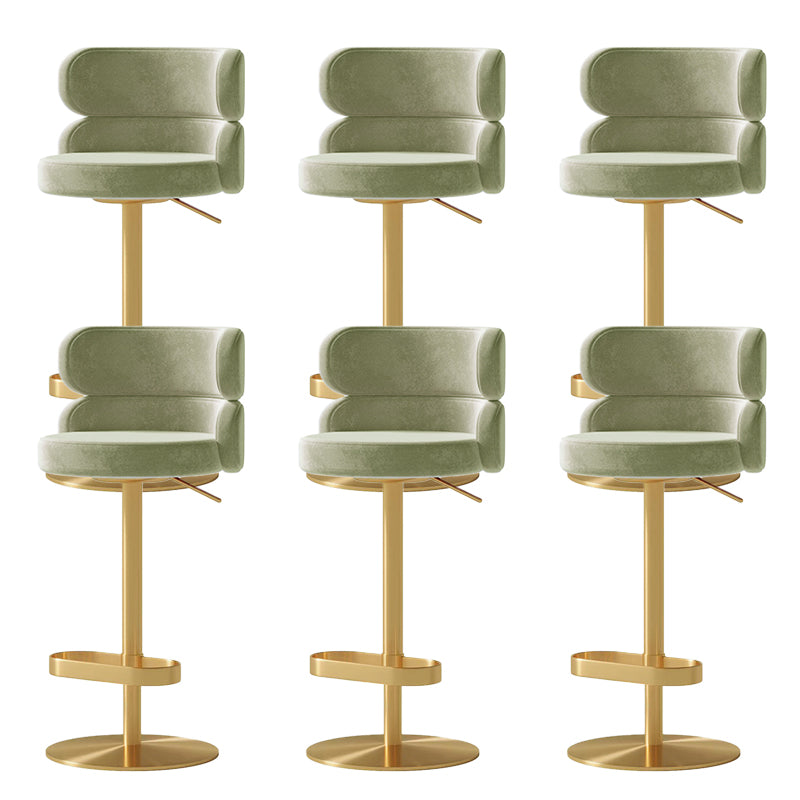 ブリストル用のグラムスイベルバースツール布張り調整可能なカウンタースツール