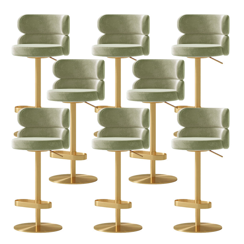 ブリストル用のグラムスイベルバースツール布張り調整可能なカウンタースツール