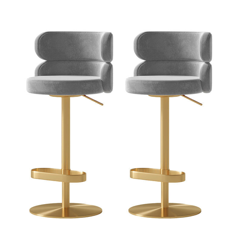 ブリストル用のグラムスイベルバースツール布張り調整可能なカウンタースツール