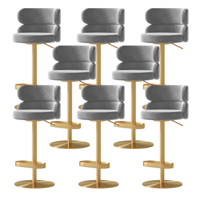 ブリストル用のグラムスイベルバースツール布張り調整可能なカウンタースツール