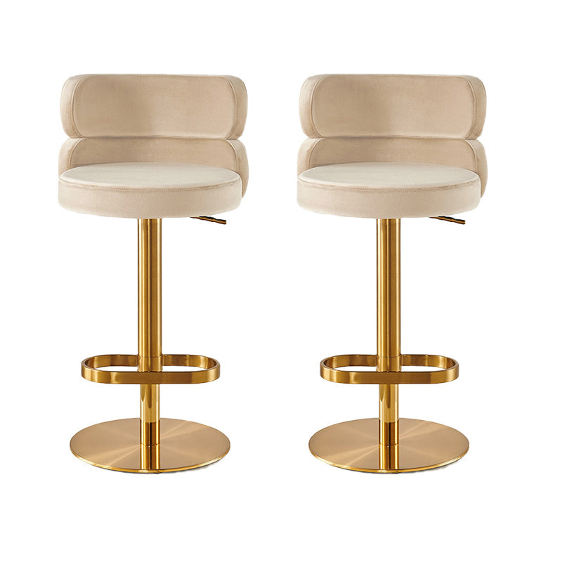 ブリストル用のグラムスイベルバースツール布張り調整可能なカウンタースツール