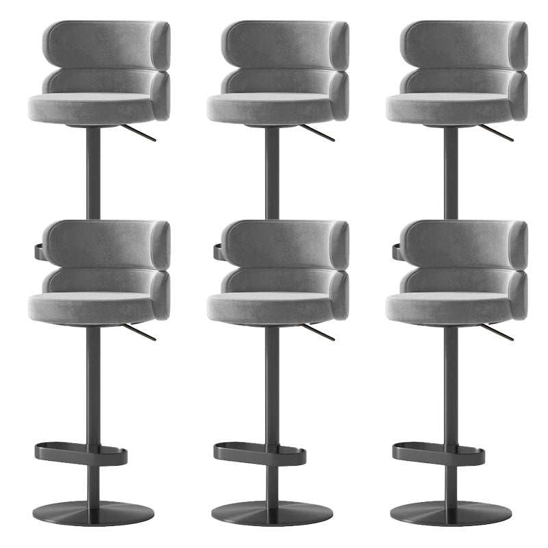 ブリストル用のグラムスイベルバースツール布張り調整可能なカウンタースツール