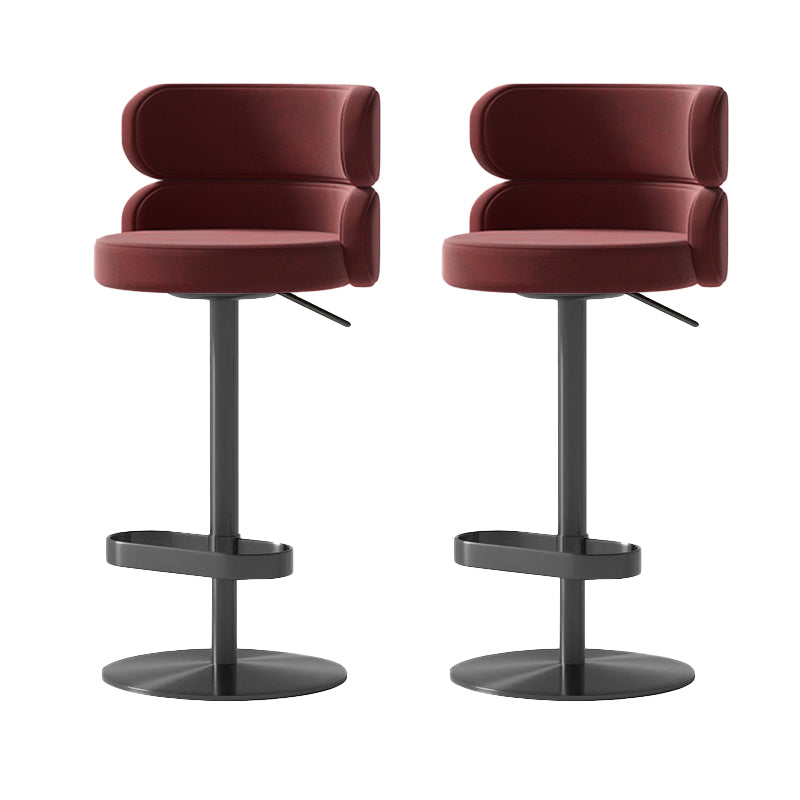 ブリストル用のグラムスイベルバースツール布張り調整可能なカウンタースツール