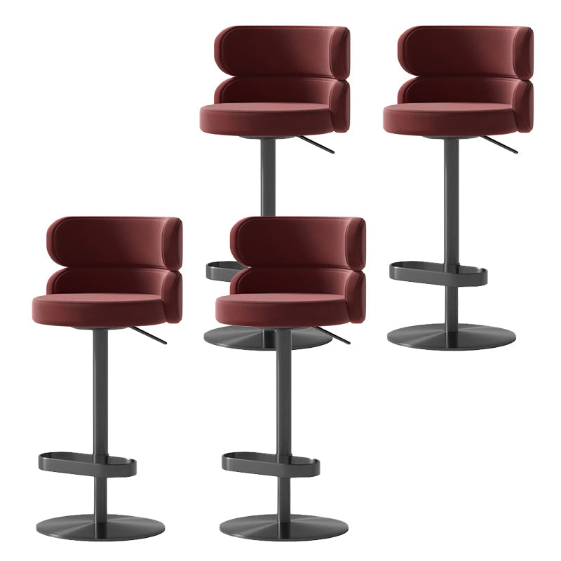 ブリストル用のグラムスイベルバースツール布張り調整可能なカウンタースツール