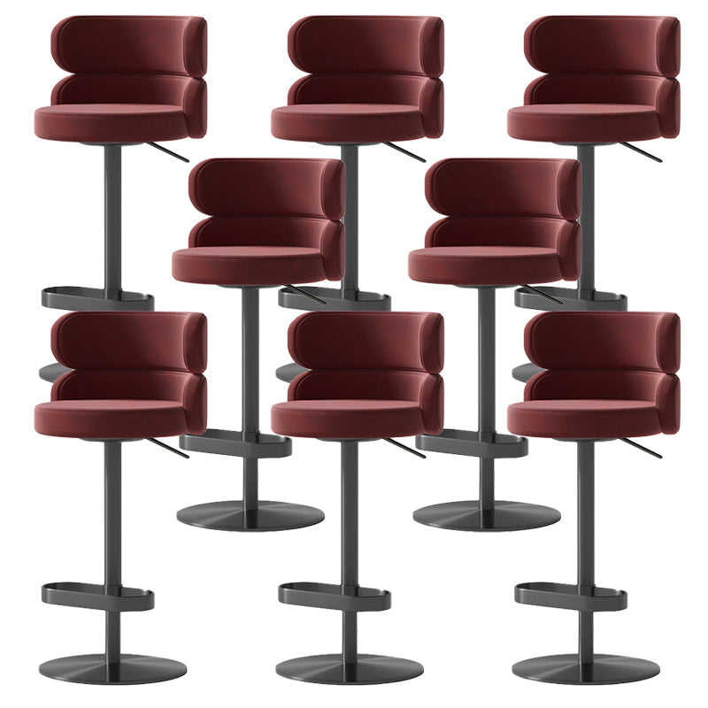 ブリストル用のグラムスイベルバースツール布張り調整可能なカウンタースツール