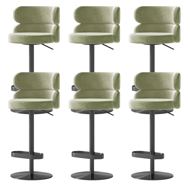 ブリストル用のグラムスイベルバースツール布張り調整可能なカウンタースツール