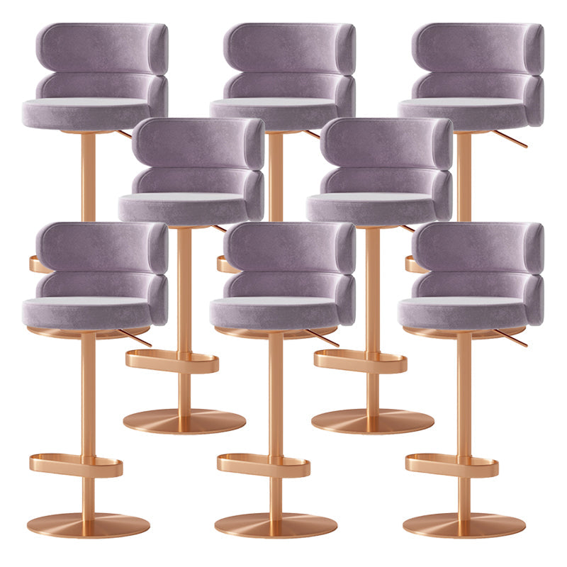 ブリストル用のグラムスイベルバースツール布張り調整可能なカウンタースツール