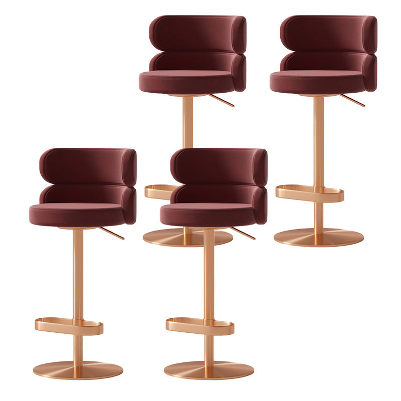 ブリストル用のグラムスイベルバースツール布張り調整可能なカウンタースツール