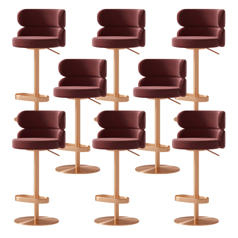 ブリストル用のグラムスイベルバースツール布張り調整可能なカウンタースツール