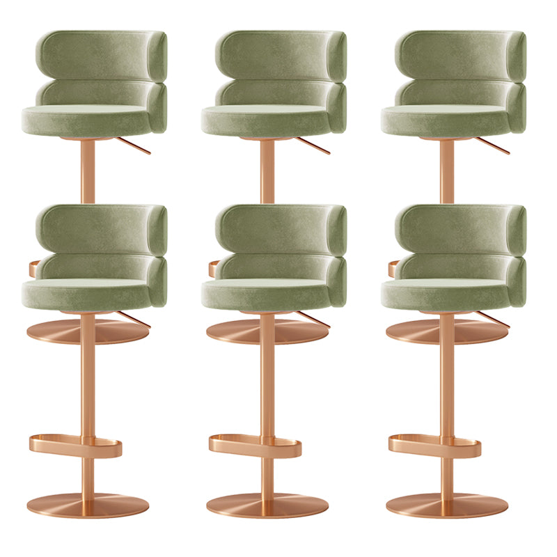 ブリストル用のグラムスイベルバースツール布張り調整可能なカウンタースツール