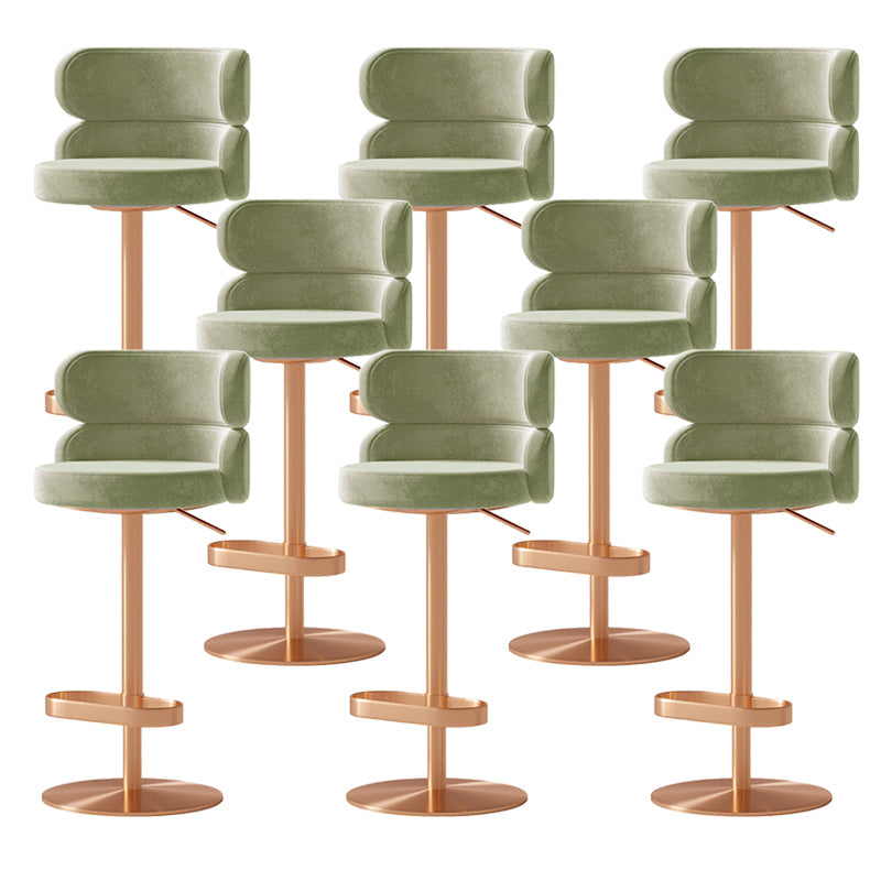 ブリストル用のグラムスイベルバースツール布張り調整可能なカウンタースツール