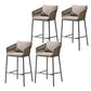 Industrial Bar Stool Upholstered Backrest Counter Stool for Dining Room With Arms 4 Piece Set Clearhalo 'Bar Furniture' 'Bar Stools' 'bar_stools' 'furn' 'furn_bar_stools' 'Furniture' 'Kitchen & Dining Furniture' 6747766