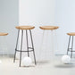 Solid Wood Modern Counter & Bar Stools Matte Finish Indoor Stools Clearhalo 'Bar Furniture' 'Bar Stools' 'bar_stools' 'furn' 'furn_bar_stools' 'Furniture' 'Kitchen & Dining Furniture' 6747773