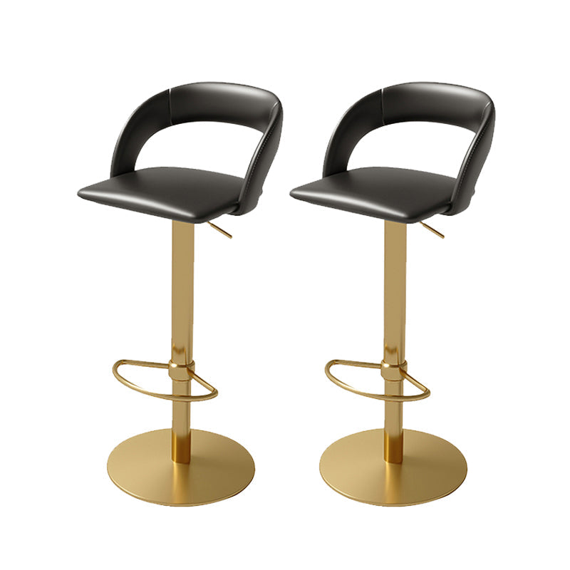 Swivel Leather Bar Stool Adjustable Height Counter Stool for Bristol