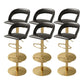 Swivel Leather Bar Stool Adjustable Height Counter Stool for Bristol