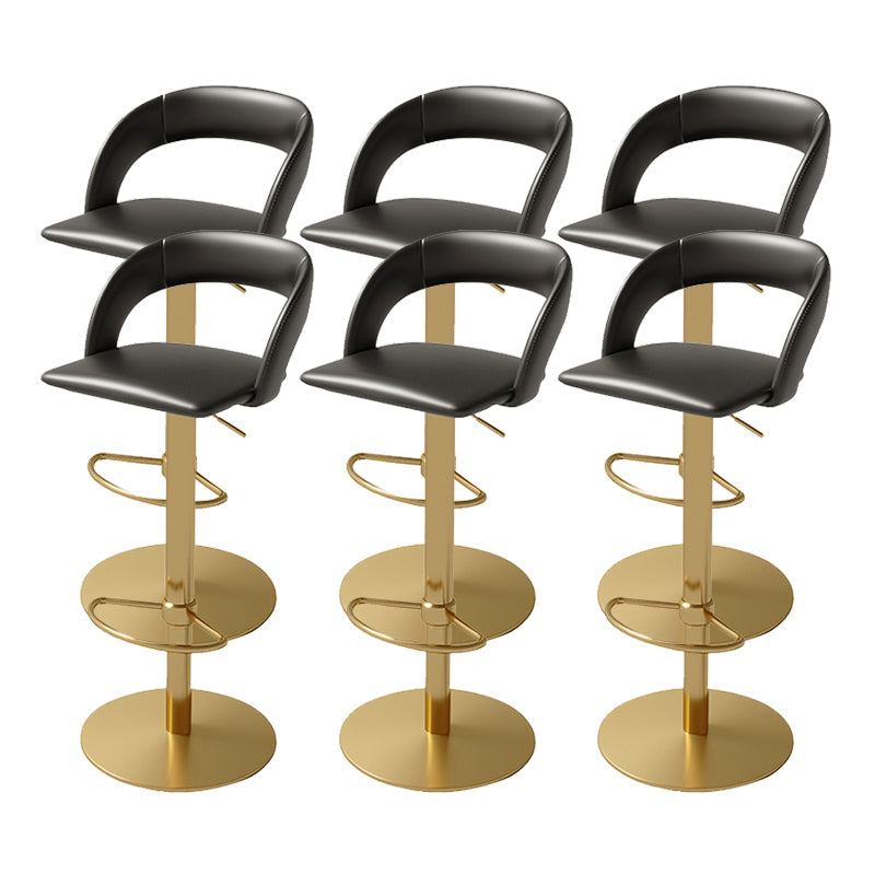 Swivel Leather Bar Stool Adjustable Height Counter Stool for Bristol