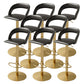 Swivel Leather Bar Stool Adjustable Height Counter Stool for Bristol