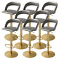 Swivel Leather Bar Stool Adjustable Height Counter Stool for Bristol