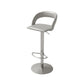 Swivel Leather Bar Stool Adjustable Height Counter Stool for Bristol