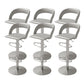 Swivel Leather Bar Stool Adjustable Height Counter Stool for Bristol