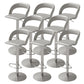 Swivel Leather Bar Stool Adjustable Height Counter Stool for Bristol