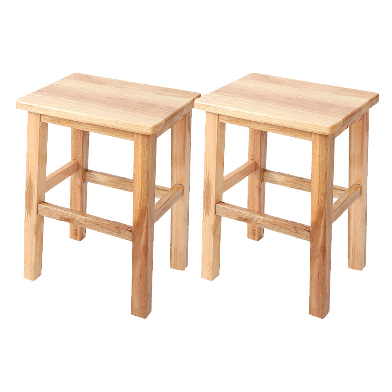 モダンなレザーバースツールラバーウッドカウンタースツールホーム用