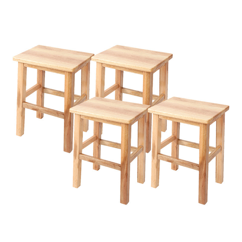 モダンなレザーバースツールラバーウッドカウンタースツールホーム用