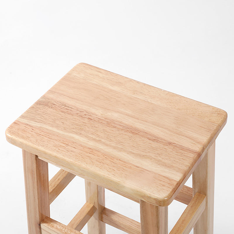 モダンなレザーバースツールラバーウッドカウンタースツールホーム用