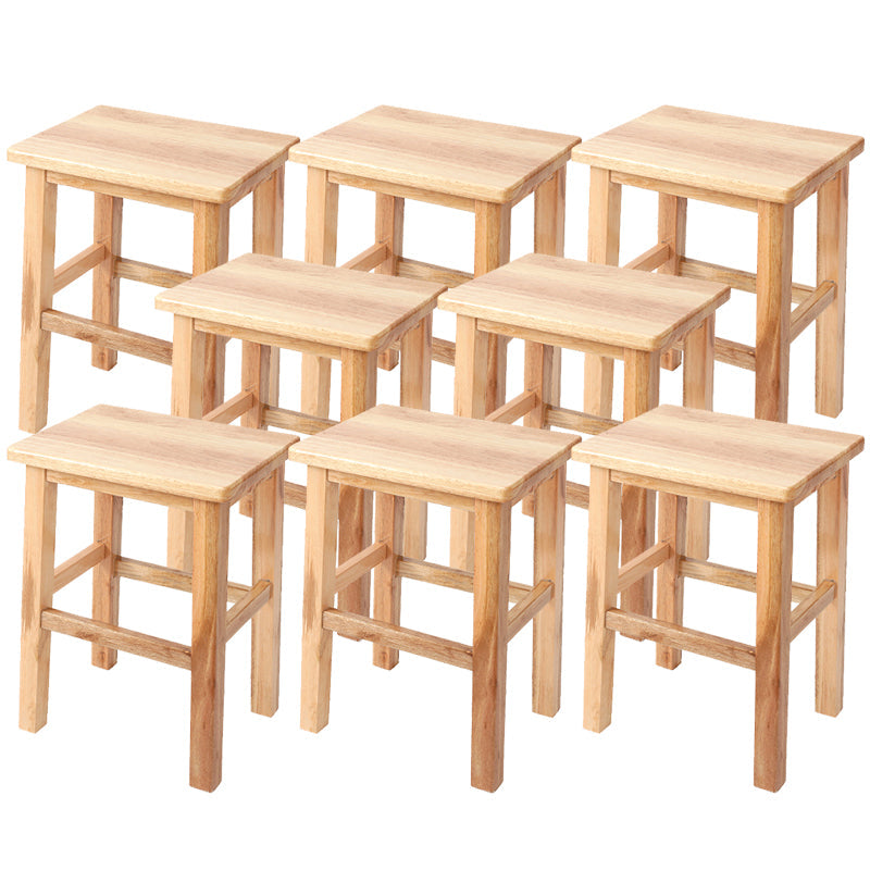 モダンなレザーバースツールラバーウッドカウンタースツールホーム用