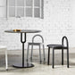 Contemporary Armless Dining Stools Solid Wood Bar Stools with Footrest