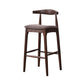 Industrial Fabric Counter & Bar Stools Ash Wood Indoor Stools Walnut 1 Piece Clearhalo 'Bar Furniture' 'Bar Stools' 'bar_stools' 'furn' 'furn_bar_stools' 'Furniture' 'Kitchen & Dining Furniture' 6748117