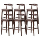 Industrial Fabric Counter & Bar Stools Ash Wood Indoor Stools Walnut 6 Piece Set Clearhalo 'Bar Furniture' 'Bar Stools' 'bar_stools' 'furn' 'furn_bar_stools' 'Furniture' 'Kitchen & Dining Furniture' 6748120