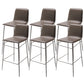 Industrial Bar Stool Leather Backrest Counter Stool for Bristol With Metal Legs 6 Piece Set Counter Stool(26"H) Clearhalo 'Bar Furniture' 'Bar Stools' 'bar_stools' 'furn' 'furn_bar_stools' 'Furniture' 'Kitchen & Dining Furniture' 6748132