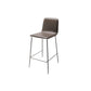 Industrial Bar Stool Leather Backrest Counter Stool for Bristol With Metal Legs Clearhalo 'Bar Furniture' 'Bar Stools' 'bar_stools' 'furn' 'furn_bar_stools' 'Furniture' 'Kitchen & Dining Furniture' 6748135