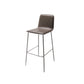 Industrial Bar Stool Leather Backrest Counter Stool for Bristol With Metal Legs 1 Piece Bar Stool(30"H) Clearhalo 'Bar Furniture' 'Bar Stools' 'bar_stools' 'furn' 'furn_bar_stools' 'Furniture' 'Kitchen & Dining Furniture' 6748136
