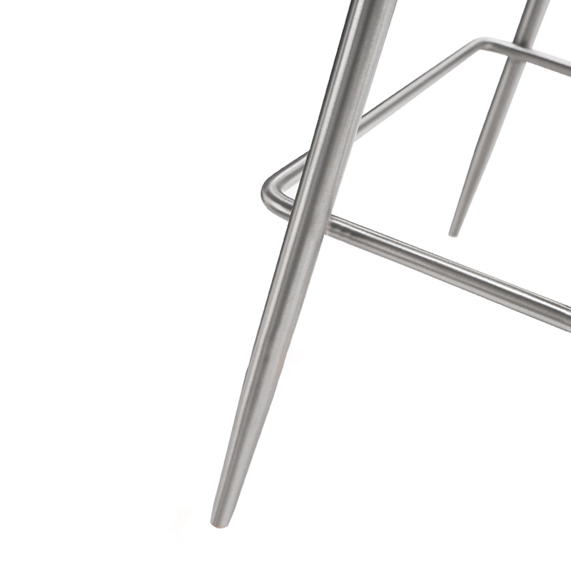 Industrial Bar Stool Leather Backrest Counter Stool for Bristol With Metal Legs Clearhalo 'Bar Furniture' 'Bar Stools' 'bar_stools' 'furn' 'furn_bar_stools' 'Furniture' 'Kitchen & Dining Furniture' 6748141