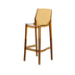 Industrial Bar Stool Acrylic Backrest Counter Stool for Living Room