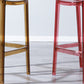 Industrial Bar Stool Acrylic Backrest Counter Stool for Living Room