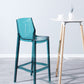 Industrial Bar Stool Acrylic Backrest Counter Stool for Living Room