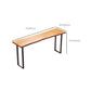 Metal Double Pedestal Bar Dining Table Industrial Rectangle Bar Height Table Clearhalo 'Bar Furniture' 'Bar Tables' 'bar_tables' 'furn' 'furn_bar_tables' 'Furniture' 'Kitchen & Dining Furniture' 6748330