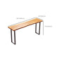 Metal Double Pedestal Bar Dining Table Industrial Rectangle Bar Height Table Clearhalo 'Bar Furniture' 'Bar Tables' 'bar_tables' 'furn' 'furn_bar_tables' 'Furniture' 'Kitchen & Dining Furniture' 6748333