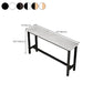 Modern Wooden Bistro Bar Table Rectangle Metal Base Bar Table Clearhalo 'Bar Furniture' 'Bar Tables' 'bar_tables' 'furn' 'furn_bar_tables' 'Furniture' 'Kitchen & Dining Furniture' 6748378