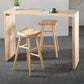 Rectangle Standard Height Bar Table Pine Solid Wood Bar Dining Table with Double Pedestal Clearhalo 'Bar Furniture' 'Bar Tables' 'bar_tables' 'furn' 'furn_bar_tables' 'Furniture' 'Kitchen & Dining Furniture' 6748454