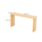 Rectangle Standard Height Bar Table Pine Solid Wood Bar Dining Table with Double Pedestal Clearhalo 'Bar Furniture' 'Bar Tables' 'bar_tables' 'furn' 'furn_bar_tables' 'Furniture' 'Kitchen & Dining Furniture' 6748456