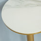 Sintered Stone Bistro Bar Table Modern Gold Frame Bar Table for Living Room Clearhalo 'Bar Furniture' 'Bar Tables' 'bar_tables' 'furn' 'furn_bar_tables' 'Furniture' 'Kitchen & Dining Furniture' 6748476