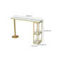 Sintered Stone Bistro Bar Table Modern Gold Frame Bar Table for Living Room Clearhalo 'Bar Furniture' 'Bar Tables' 'bar_tables' 'furn' 'furn_bar_tables' 'Furniture' 'Kitchen & Dining Furniture' 6748487